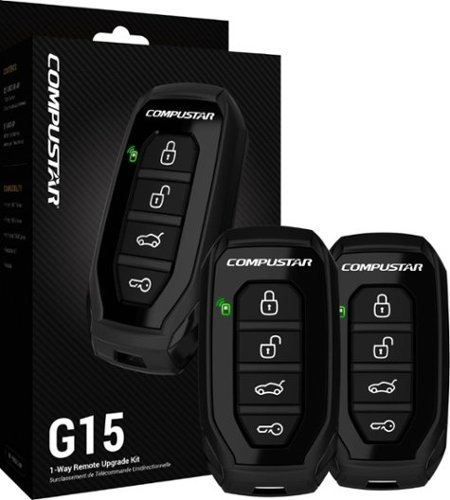 Compustar - G15 1-Way AM Remote Kit - Black