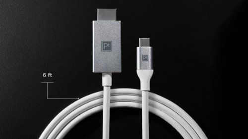 Platinum™ 6' USB-C to 4K HDMI Cable for MacBook, Chromebook or Laptops with a USB-C Port - Gray GLOBAL SHIPPING