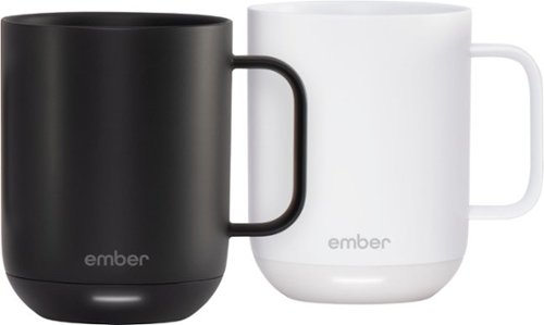 Ember - 10-oz. Temperature Controlled Mug (2-Pack) - Black/White