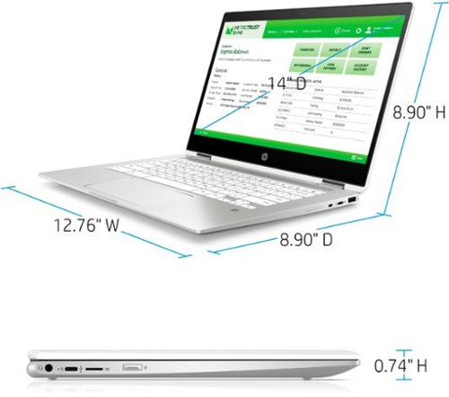 HP 2-in-1 14 Touch-Screen Chromebook - Intel Celeron - 4GB Memory - 32GB eMMC Flash Memory BUY IN EUROPE