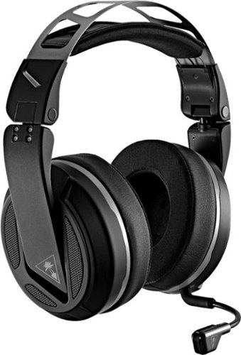  Turtle Beach - Elite Atlas Aero Wireless Stereo Gaming Headset for PC with Waves Nx 3D Audio - Black/Silver