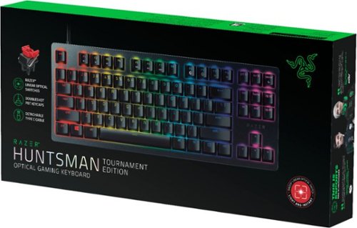 Razer Huntsman Tournament Edition TKL Wired Optical Linear Switch Gaming Keyboard with Chroma RGB Backlighting - Black WHERE TO BUY