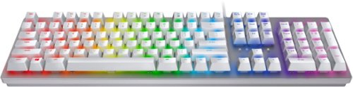 Razer Huntsman Wired Gaming Opto-Mechanical Switch Keyboard with Chroma Back Lighting - Mercury White WORLDWIDE DELIVERY