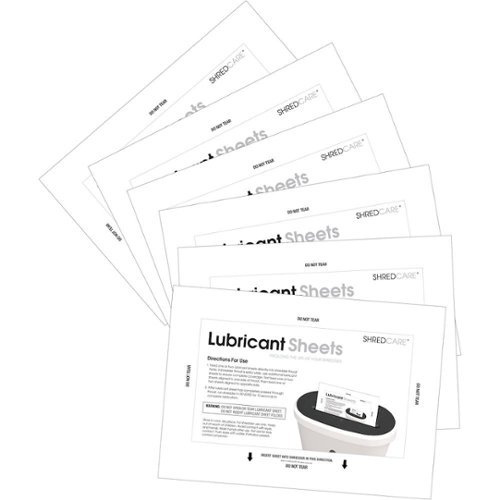 ShredCare - Shredder Lubricant Sheets (6-Pack)