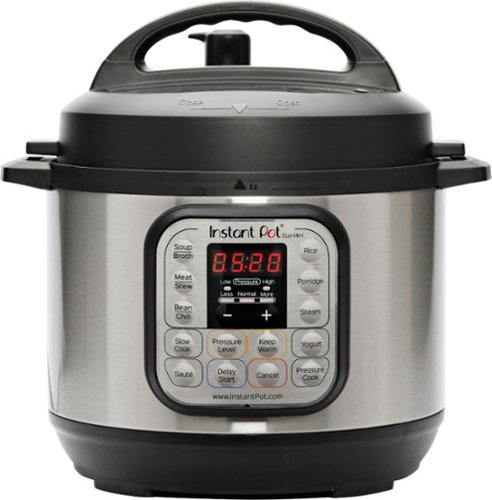 Instant Pot - Duo 3 Quart 7-in-1 Multi-Use Pressure Cooker - Black/Stainless Steel