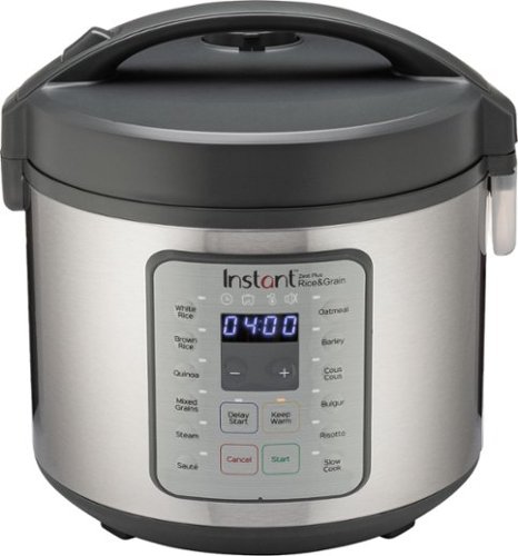 Instant Pot - Zest Plus 20 cup Rice and Grain Cooker - Stainless Steel/Silver