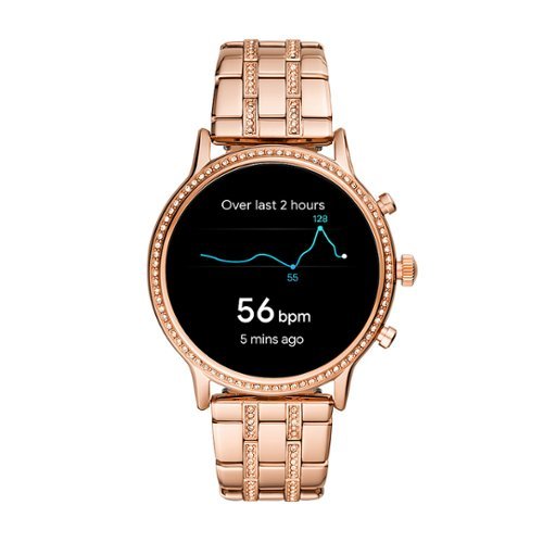 Fossil Gen 5 Smartwatch 44mm Stainless Steel - Rose Gold with Rose Gold-Tone Stainless Steel Band - (2019) GLOBAL SHIPPING