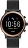 Fossil - Gen 5 Smartwatch 44mm Stainless Steel - Black with Black Stainless Steel Band-Front_Standard
