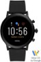 Fossil - Gen 5 Smartwatch 44mm Stainless Steel - Black with Black Silicone Band - (2019)-Front_Standard