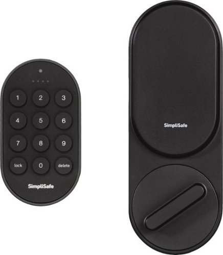 SimpliSafe - Smart Lock + PIN Pad - Black