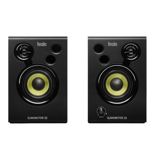 Image of Hercules - DJ Monitor 32 - 2 x 15 watts RMS Active Monitoring Speakers - Black