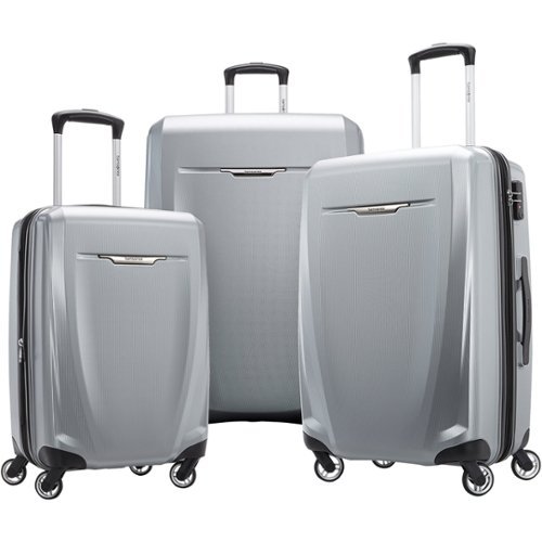 Samsonite - Winfield 3 DLX Wheeled Luggage Set (3-Piece) - Silver