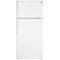 GE - 16.6 Cu. Ft. Top-Freezer Refrigerator - White-Front_Standard 