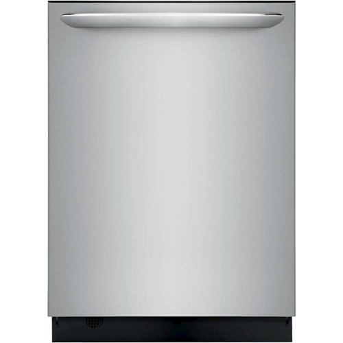 Frigidaire - Gallery 24" Compact Top Control Built-In Dishwasher with 49 dBa - Stainless steel