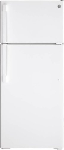 GE - 17.5 Cu. Ft. Top-Freezer Refrigerator - White