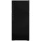 GE - 17.5 Cu. Ft. Top-Freezer Refrigerator with LED Interior Lighting - Black-Front_Standard