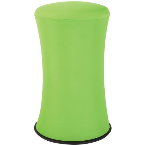 Office Star Products - Active Height Stool Round Modern Fabric Ottoman - Green