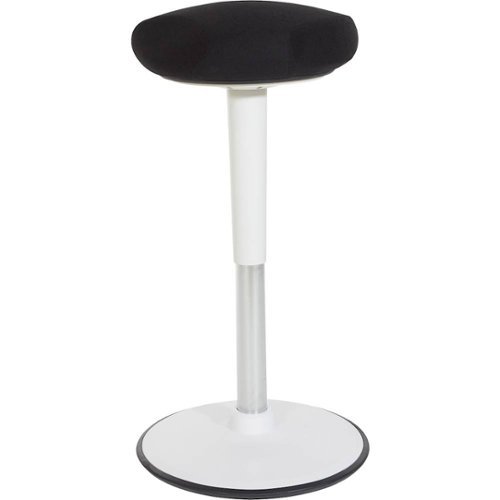 Office Star Products - Active Perch Stool - Black