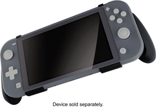 Insignia™ - Ergonomic Grip Case for Nintendo Switch Lite - Black