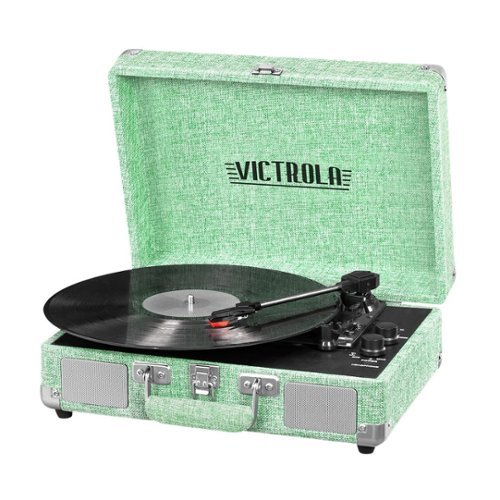 Victrola - Stereo Turntable - Light Mint Green-Front_Standard 
