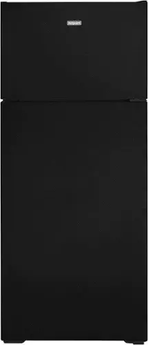 Front. Hotpoint - 17.5 Cu. Ft. Top-Freezer Refrigerator - Black.