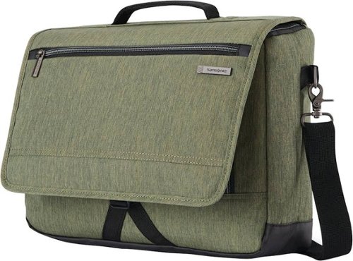  Samsonite - Modern Utility Messenger Shoulder Bag for 15.6" Laptop - Olive