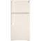 GE - 15.6 Cu. Ft. Top-Freezer Refrigerator - Bisque-Front_Standard