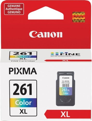 Canon - 261XL High-Yield - Color (Cyan, Magenta, Yellow) Ink Cartridge - Cyan/Magenta/Yellow