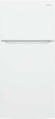 Front. Frigidaire - 18.3 Cu. Ft. Top-Freezer Refrigerator - White.