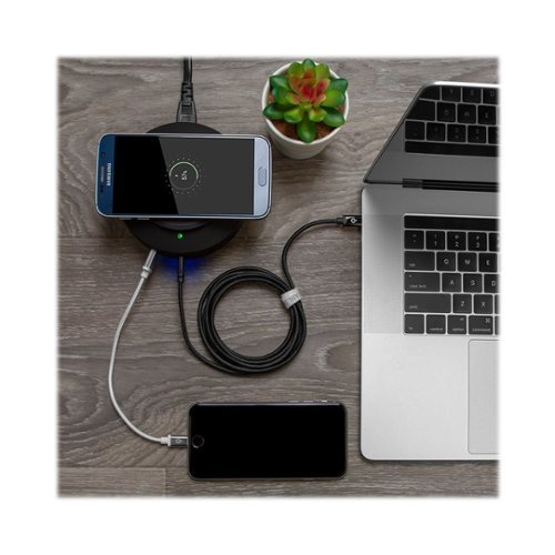 ChargeHub X5 USB Charger with Wireless Charging Pad - Black WHERE TO BUY
