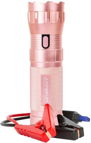Limitless Innovations - JumpSmart Portable Vehicle Jump Starter/Flashlight/Power Bank with 37000 mWh - Rose Gold
