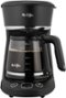 Mr. Coffee - 12-Cup Coffee Maker with LED Display - Black/Chrome-Front_Standard