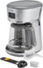 Mr. Coffee - Easy Measure 12-Cup Coffee Maker - Silver-Front_Standard