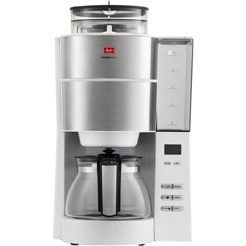 Melitta - AromaFresh 10-Cup Coffee Maker - White-Front_Standard 