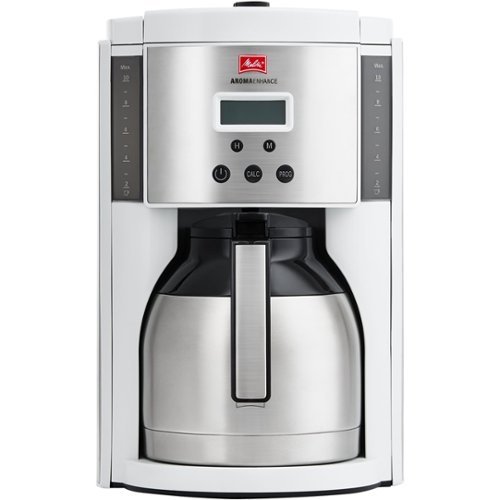 Melitta - Aroma Enhance 10-Cup Coffee Maker - White-Front_Standard 