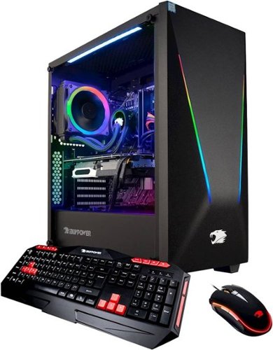 iBUYPOWER - Gaming Desktop - Intel Core i7 - 16GB Memory - NVIDIA GeForce RTX 2060 SUPER - 1TB Solid State Drive-Front_Standard 