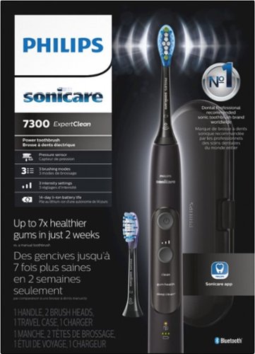 Philips Sonicare Sonicare ExpertClean 7300 Rechargeable Toothbrush - Black BUY IN EUROPE