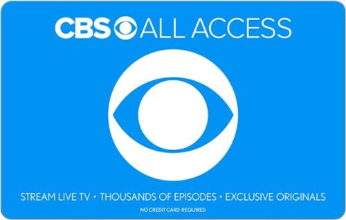 CBS All Access - $25 Gift Card (Digital Delivery) [Digital]