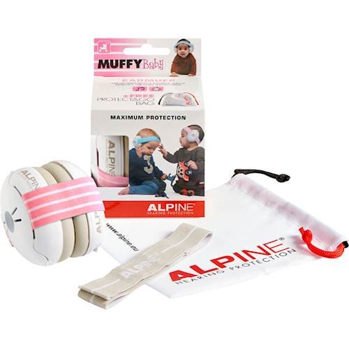 Alpine Hearing Protection Muffy Baby Earmuffs - Pink GLOBAL SHIPPING