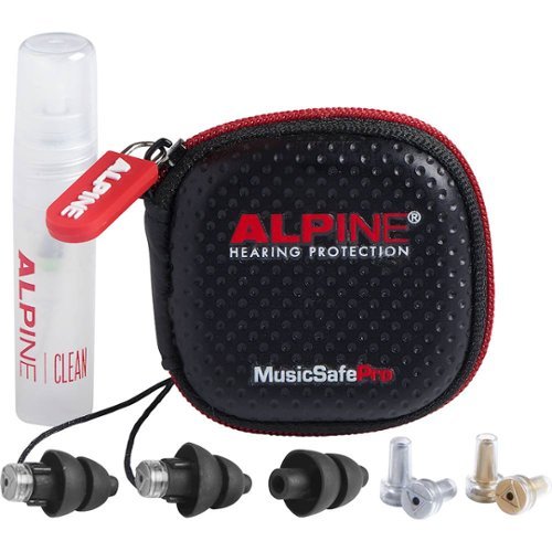 Alpine Hearing Protection - MusicSafe Pro Earplug Set - Black
