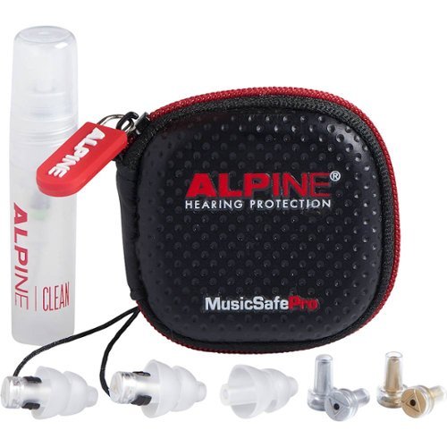 Alpine Hearing Protection - MusicSafe Pro Earplug Set - Black/Green