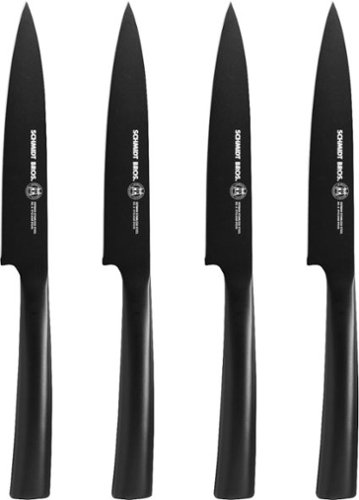  Schmidt Brothers - Steak Knife Set - Matte Black/Stainless Steel