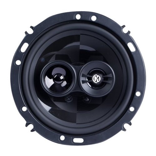 Memphis Car Audio - Power Reference 6-1/2" 3-Way Car Speakers (Pair) - Black