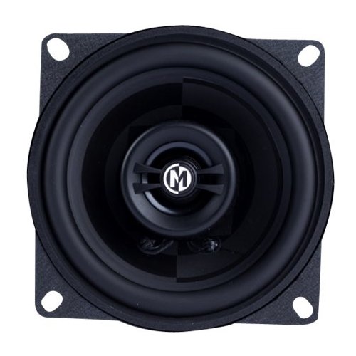 Memphis Car Audio - Power Reference 4" 2-Way Car Speakers (Pair) - Black