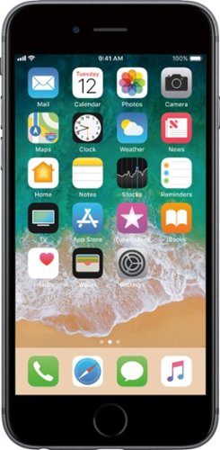 Apple - iPhone 6 - Space Gray (Total by Verizon)-Front_Standard 
