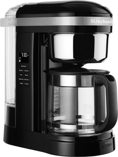  KitchenAid - KitchenAid® 12 Cup Drip Coffee Maker with Spiral Showerhead and Programmable Warming Plate - KCM1209 - Onyx Black