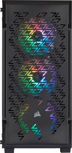 CORSAIR - iCUE 220T RGB Airflow ATX Mid-Tower Smart Case - Black