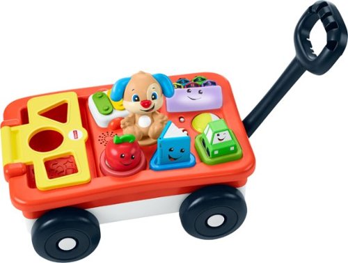 Fisher-Price - Laugh & Learn Pull and Play Learning Wagon - Orange-Front_Standard 