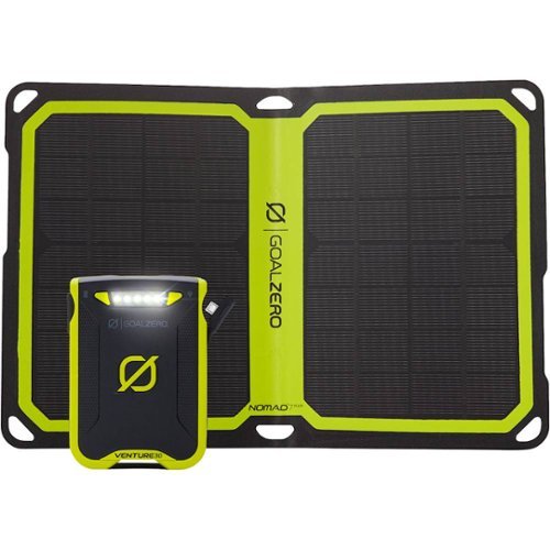 Goal Zero - Venture 7800 mAh Portable Charger for Most USB-Enabled Devices - Black/Green-Front_Standard 
