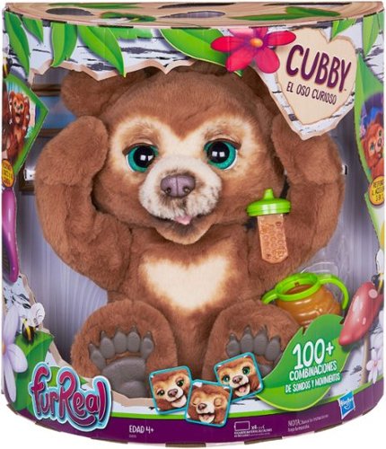 FurReal Cubby, The Curious Bear Interactive Plush Toy WORLDWIDE DELIVERY